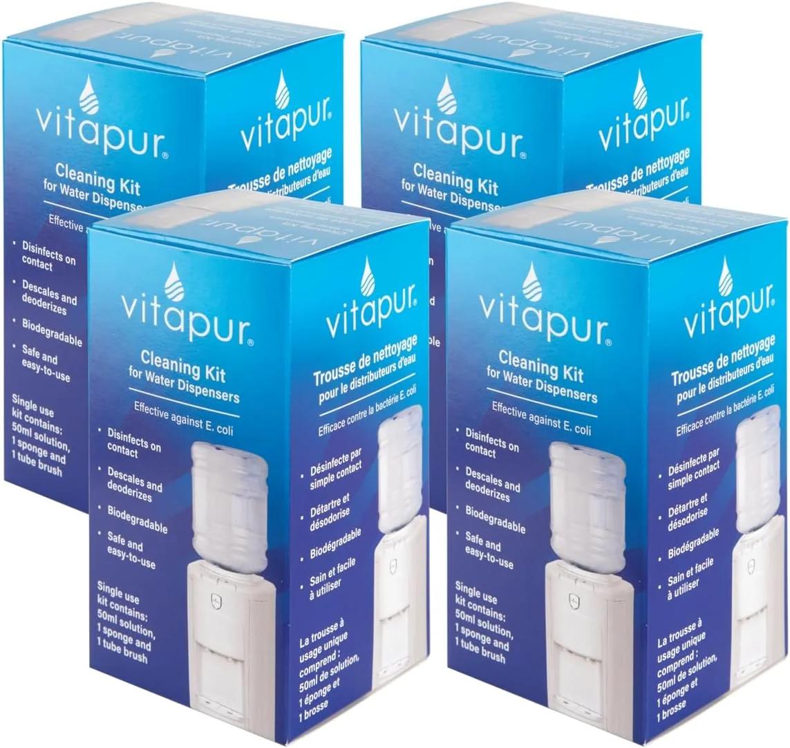 Vitapur Water Dispenser Cleaning Kit-4pk